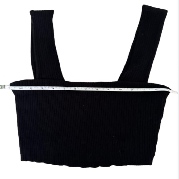 Black STILLWATER The Square Crop Tank - size S - Picture 9 of 11